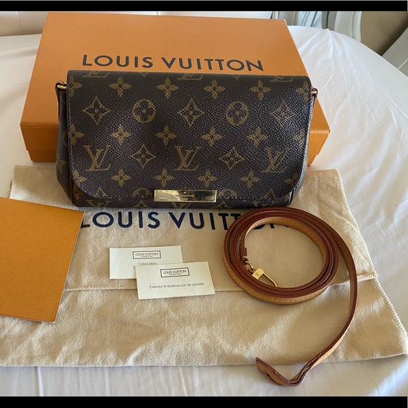 Louis Vuitton Handbags - Louis Vuitton Monogram Crossbody Bag in Brown and Gold